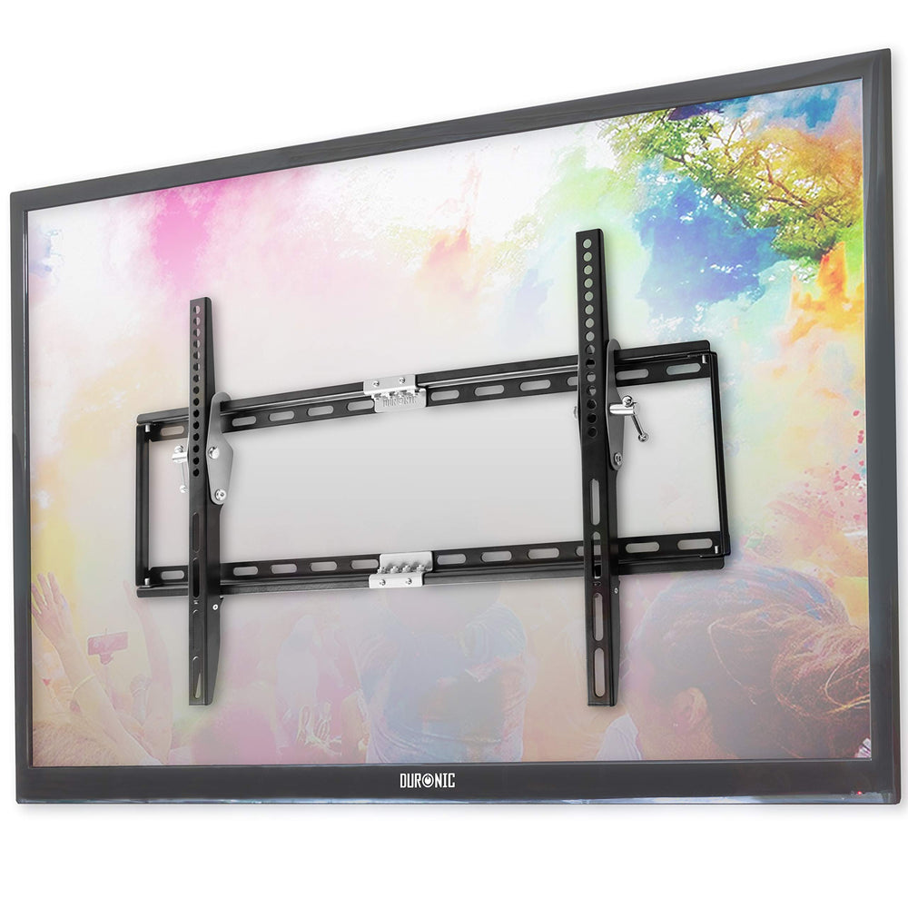 Zoomgoods TV Wall Mount Bracket TVB777 33-60 Inch Heavy Duty Adjustable Universal Black Stand For Wide Screens With Tilt down. VESA 200 400 600