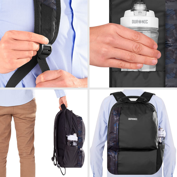 Zoomgoods Travel Laptop Backpack, Cabin Bag, Lightweight Laptop Bag 15.6” School Rucksack, Backpack for Computer, business, school, Children, Ladies, Gym, Water Resistant, Gift for Women for men LB24