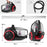 Zoomgoods Bagless Cylinder Vacuum Cleaner VC5010, Cyclonic Carpet and Hard Floor Cleaner, 500W, Lightweight and Low Noise, HEPA Filter, Extendable Hose, Comes with 4 Attachments [Energy Class A+]