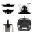 Zoomgoods Electric Citrus Juicer JE6SR Silver 100W Powerful Citrus Press Juicer Ideal for Fresh Citrus Juice Oranges Lemons Lime Squeezer Juice Machine 2 Interchangeable Press Cones