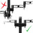 Zoomgoods Dual Arm Holder DM35SPL | Joint Attachment Suitable for All DM35 Monitor Arms | Joins 2x DM35 Arms Together for Mounting onto Desk Mount Pole | BLACK | Steel