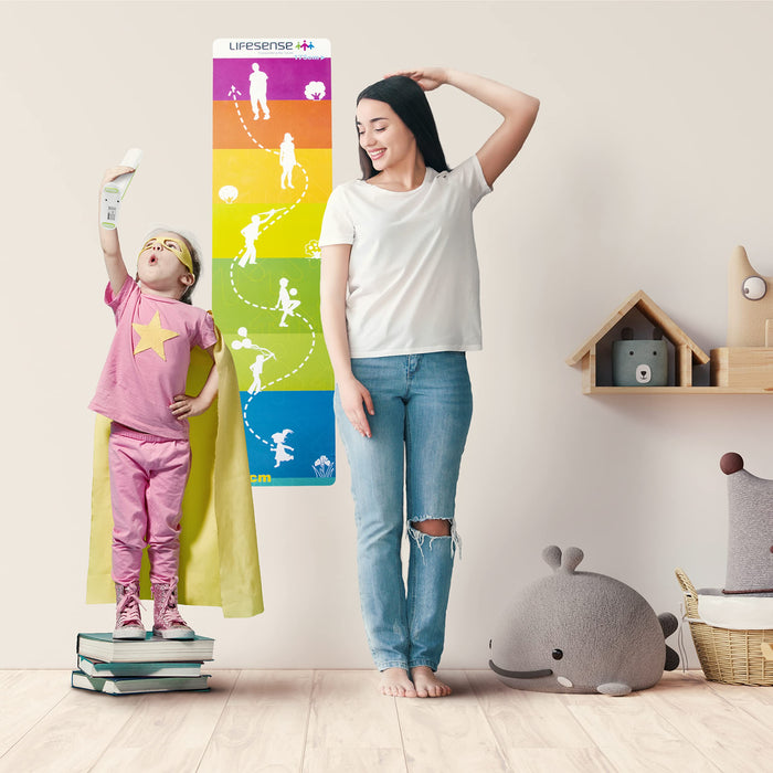 Zoomgoods Digital Height Tape Measure LS302 | Handheld Electronic Stadiometer | Measuring Instrument Comes with Poster and Tape Measure | Batteries Included | for Kids, Children and Teenagers