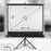 Zoomgoods Tripod Projector Screen TPS50/43 50 Inch Standing Portable Movie Video Projection Screens 4:3 for School Office Home Cinema Theatre with Stand