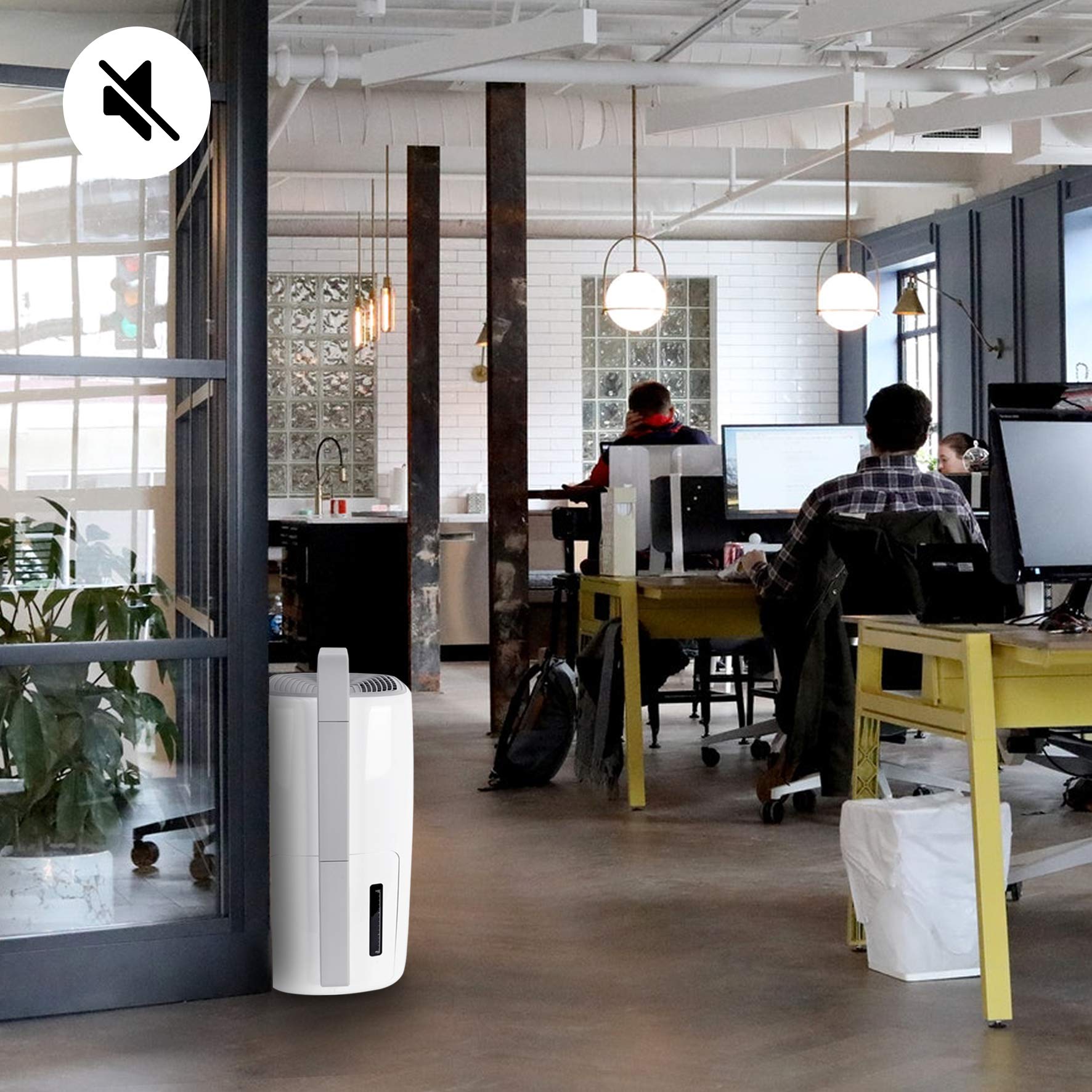 Zoomgoods Dehumidifier DH20 Air Dehumidifier for clothes drying, Black Mould, Damp & Condensation Remover, Wardrobe, Bathroom, Small Bedroom, Utility Room 4L Tank, 20L in a Day