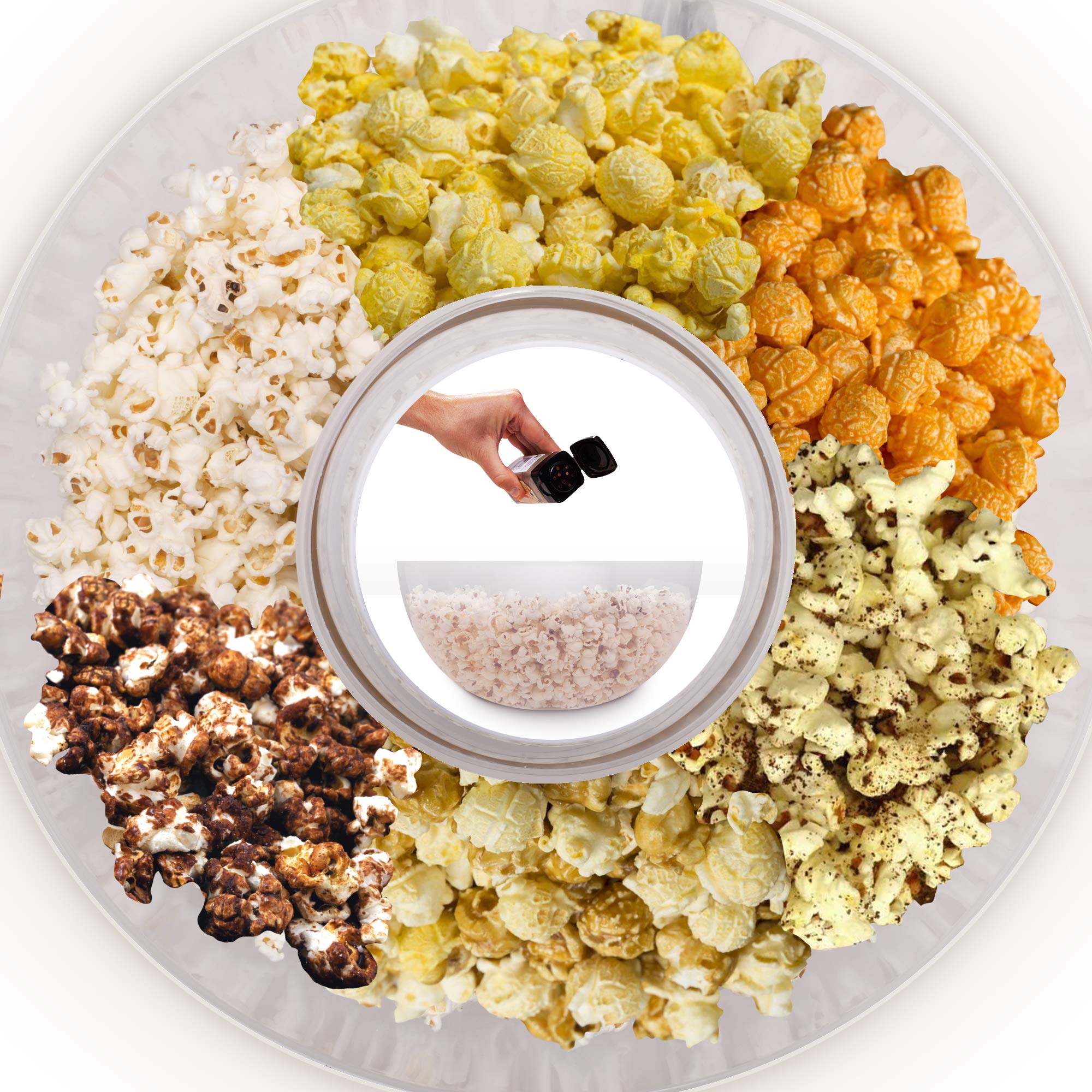Zoomgoods Popcorn Machines POP50 WE Electric Pop Corn Maker 1200W Popcorn Popper Machines for Healthy Low Calorie Snacking, Movies Nights, Parties, Events, Picnics