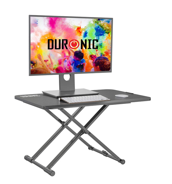 Zoomgoods Sit-Stand Desk DM05D24 | Height Adjustable Office Workstation | 74x47cm Platform | Raises from 5-40cm | Riser for PC Computer Screen, Keyboard, Laptop | Ergonomic Desktop Table Converter…