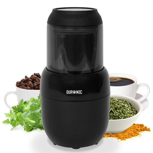 Zoomgoods Electric Spice Grinder Mill CG300 | 100g | 300W | Stainless-Steel Blade | For Beans, Herbs, Spices, Nuts, Seeds, Pulses and Fruit | Mini Chopper | Small Blender for Wet and Dry Ingredients