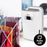 Zoomgoods Dehumidifier DH20 Air Dehumidifier for clothes drying, Black Mould, Damp & Condensation Remover, Wardrobe, Bathroom, Small Bedroom, Utility Room 4L Tank, 20L in a Day