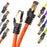 Zoomgoods Ethernet Cable 10M High Speed CAT 8 Patch Network Shielded Lead 2GHz / 2000MHz / 40 Gigabit, CAT8 SFTP Wire, Snagless RJ45 Super-Fast Data - Orange
