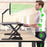 Zoomgoods Sit-Stand Desk DM05D9 | Electric Height Adjustable Office Workstation | 80x62cm Platform | Raises from 13.5-44cm | Riser for PC Computer Screen, Keyboard, Laptop | Ergonomic Desktop Converter…