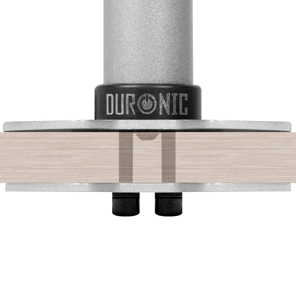 Zoomgoods Grommet 1 [SILVER] DM-GR-01 SR | Adaptor for Fixing Monitor Arm Bracket via a Hole in the Desk | Compatible with Zoomgoods Desk Mounts DM15, DM25, DM35 and DM45 Ranges ONLY