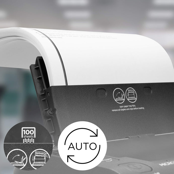 Zoomgoods Cross Cut Paper Shredder PS609, Shred 9 Sheet Heavy Duty Small Electric Shredders, Data Shredding Machine for Home Use, Office, Shreds Papers, Credit Cards, Envelopes, Documents - Black, P4