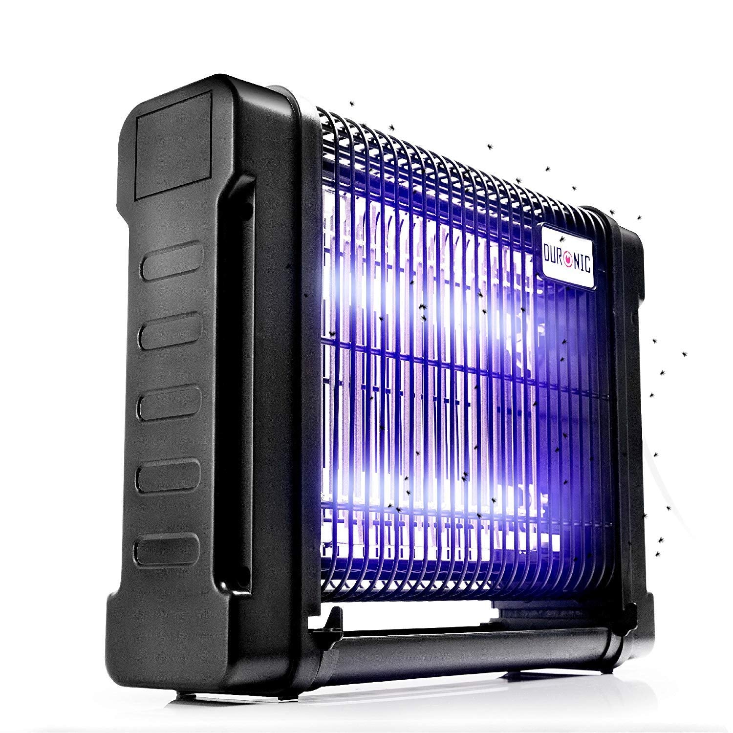 Zoomgoods Fly Killer FK8412 | UV Light Kills Mosquitoes and Flying Insects | Small Size | Slimline | Ceiling or Wall Mountable | Indoor Pest Control | 12W Electric Ultra Violet Zapper | 2x 6W Bulbs