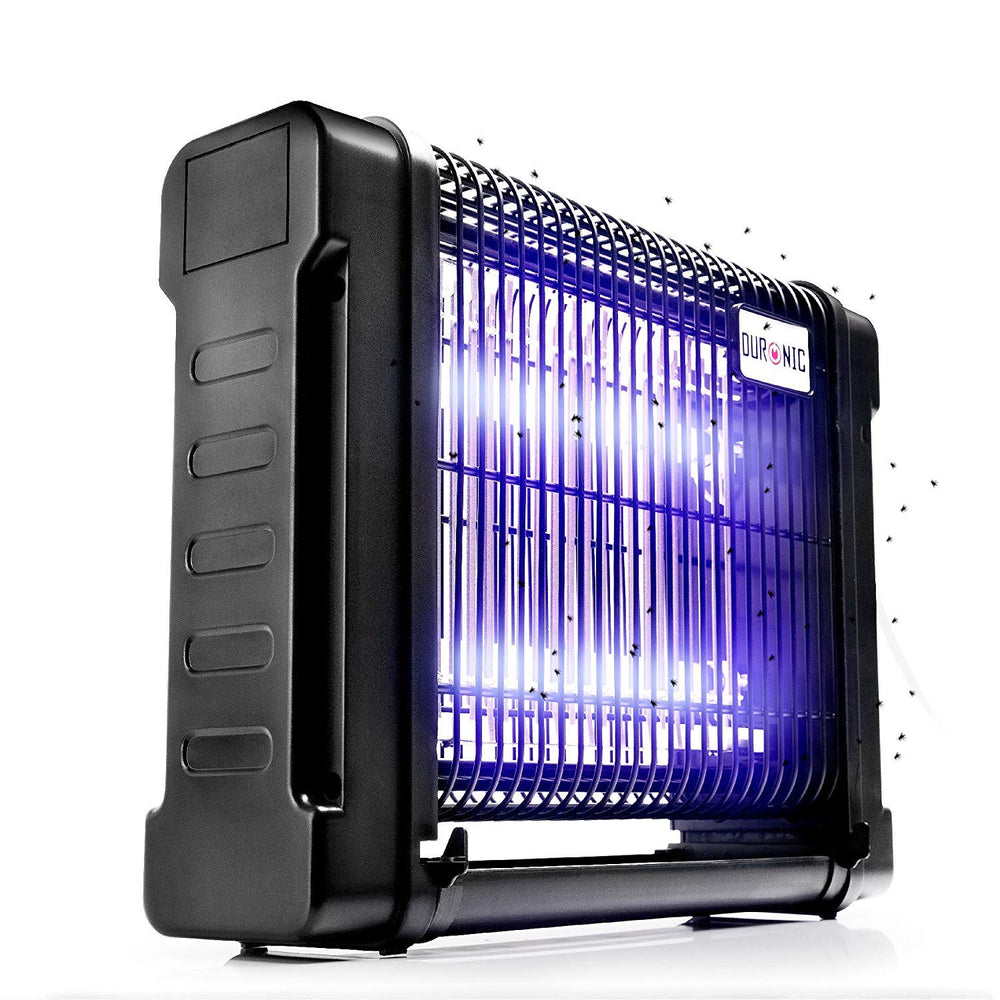 Zoomgoods Fly Killer FK8412 | UV Light Kills Mosquitoes and Flying Insects | Small Size | Slimline | Ceiling or Wall Mountable | Indoor Pest Control | 12W Electric Ultra Violet Zapper | 2x 6W Bulbs