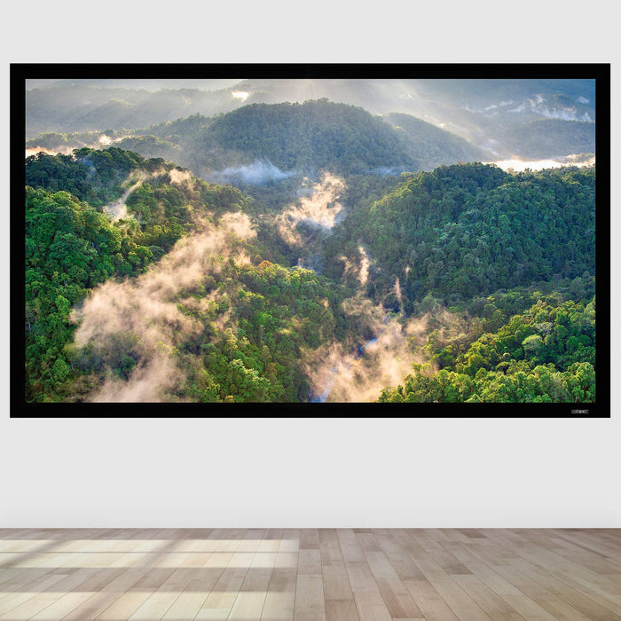 Zoomgoods Projector Screen FFPS150 Wall Mountable HD Projection Screens, 150” Fixed Frame Movie Screen, 16:9 Ratio Home Theatre Cinema Screen, Ideal for Home, Classroom, Office Presentations