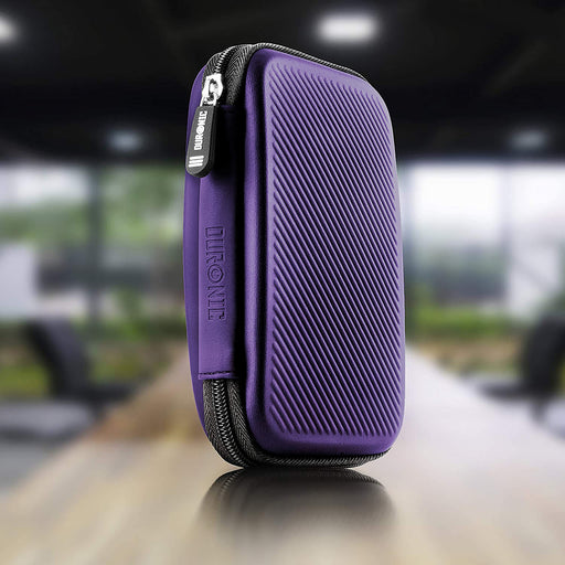 Zoomgoods Portable Hard Drive Case HDC2 /VT Violet EVA Travel Case for Charger Adapter Power Bank SSD Storage Pouch for Seagate, WD, UnionSine, Toshiba, Sandisk, Samsung Drives 500GB to 5TB