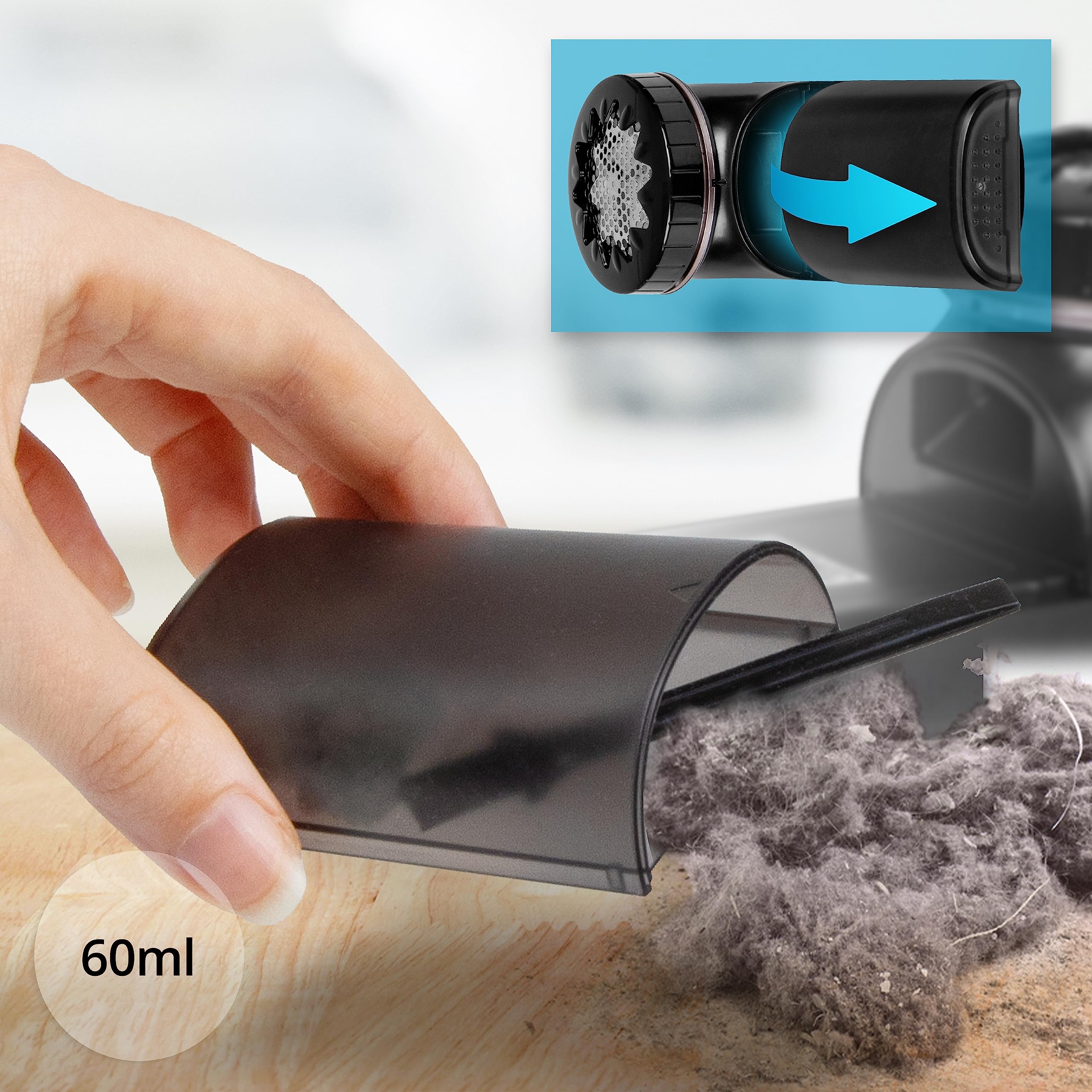 Zoomgoods Bobble Remover FS22 BK Fabric Shaver Defuzzer Clothing Lint Removers, Depiller, Small Fuzz Pill Debobbler for Couch Clothes Sweaters - Black / Rose Gold