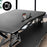Zoomgoods Sit-Stand Desk DM05D2 | Height Adjustable Office Workstation | 90x59cm Platform | Raises from 14-50cm | Riser for PC Computer Screen, Keyboard, Laptop | Ergonomic Desktop Table Converter