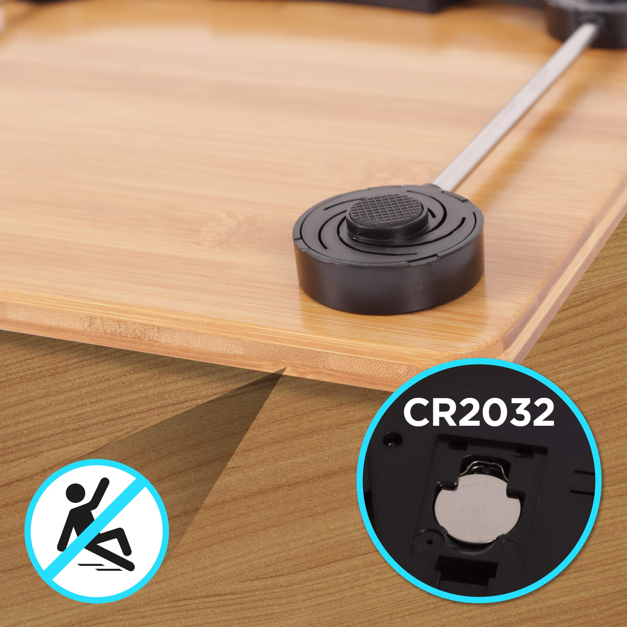 Zoomgoods Digital Bathroom Body Scales BS503 - Measures Body Weight in Kilograms, Pounds and Stones - Lightweight Eco-Friendly Bamboo Design, Step-On Activation, Precision Sensors, 180kg Capacity