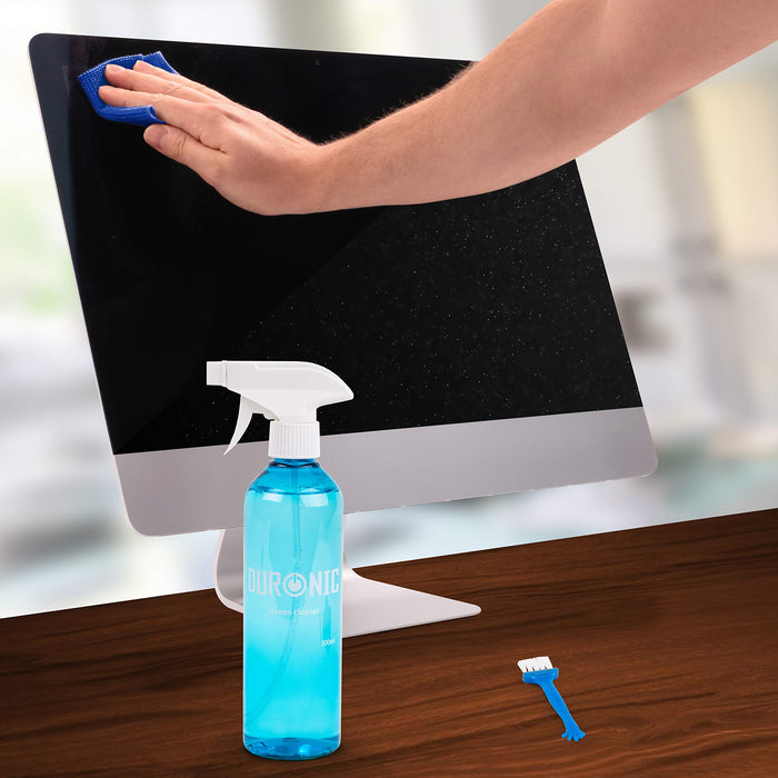 Zoomgoods Screen Cleaner SCK103, 500ml Screen Cleaning Spray kit with Microfibre Cloth, LCD Monitor Cleaners for Laptop, Tablet, Phone, TV screen & Smartwatches