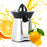 Zoomgoods Electric Citrus Juicer JE6SR Silver 100W Powerful Citrus Press Juicer Ideal for Fresh Citrus Juice Oranges Lemons Lime Squeezer Juice Machine 2 Interchangeable Press Cones