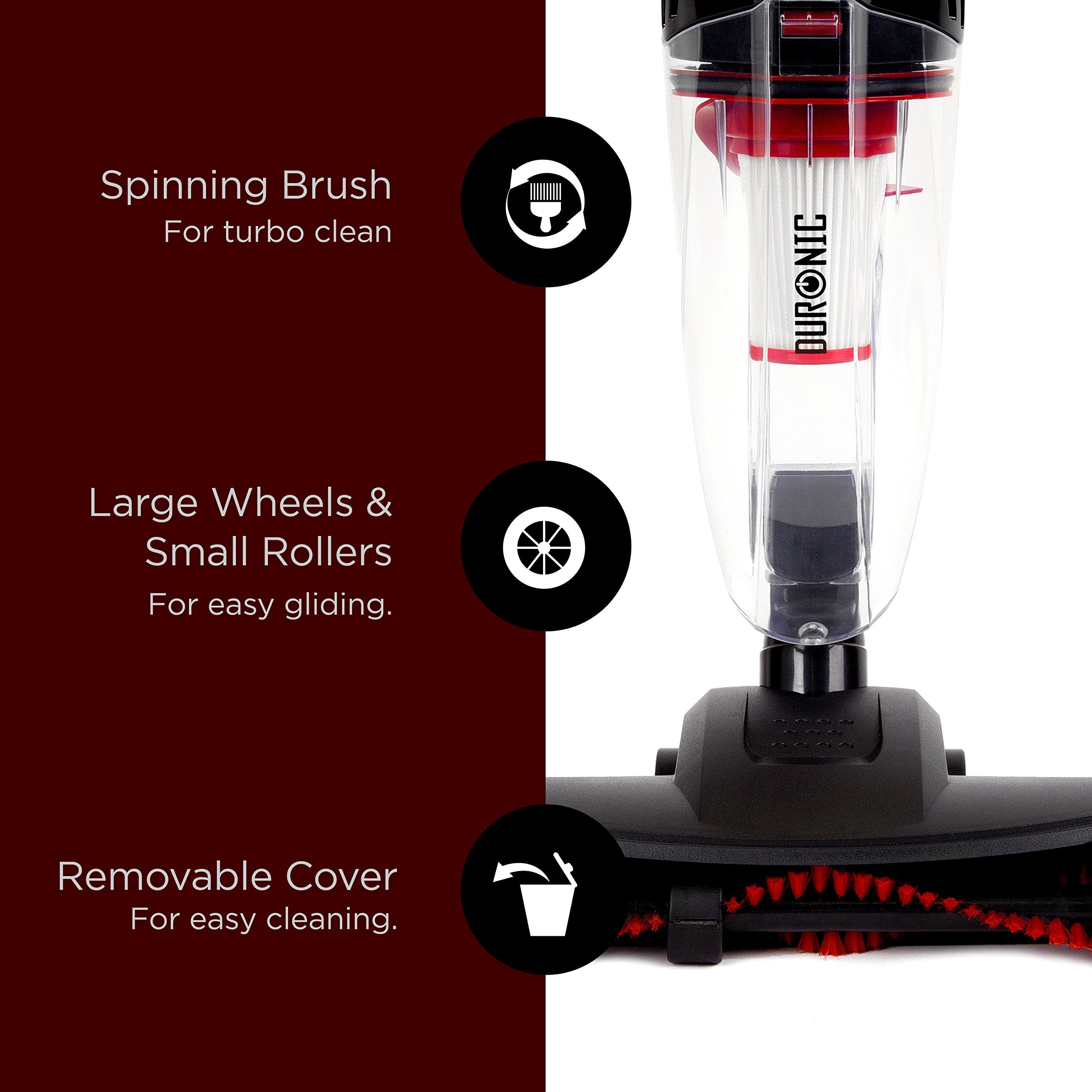 Zoomgoods Vacuum Cleaner Turbo Brush VC8TB | Adds extra cleaning power to the Zoomgoods VC8 Upright Stick Vacuum Cleaner | Compatible with Zoomgoods VC8 Vacuum Cleaners Only | Spare Part | Replacement
