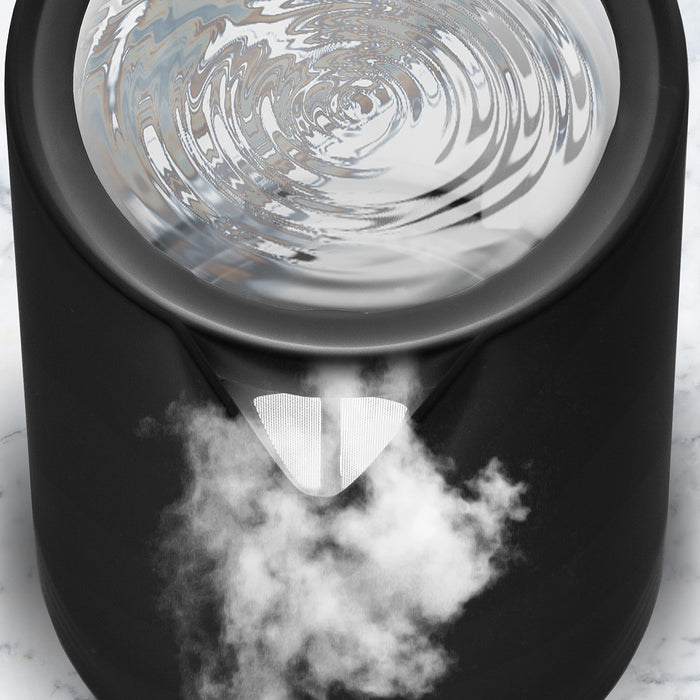 Zoomgoods Electric Kettle EK17BK Cordless Kettles Hot Water Boiler Electrical Heating with Fast Boil Dry Protection Quiet Electronic Kitchen Kettle for Boiling Water Tea Coffee Hot Chocolate Soup - Black