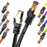 Zoomgoods Ethernet Cable 15M High Speed CAT 8 Patch Network Shielded Lead 2GHz / 2000MHz / 40 Gigabit, CAT8 SFTP Wire, Snagless RJ45 Super-Fast Data - Black