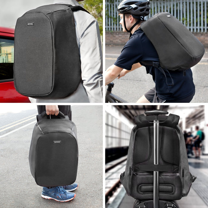 Zoomgoods Travel Laptop Backpack, Anti-Theft Lightweight Laptop Bag 15.6” School Rucksack, Backpack for Computer, business, school, Children, Ladies, Gym, Water Resistant, Gift for Women for men LB22