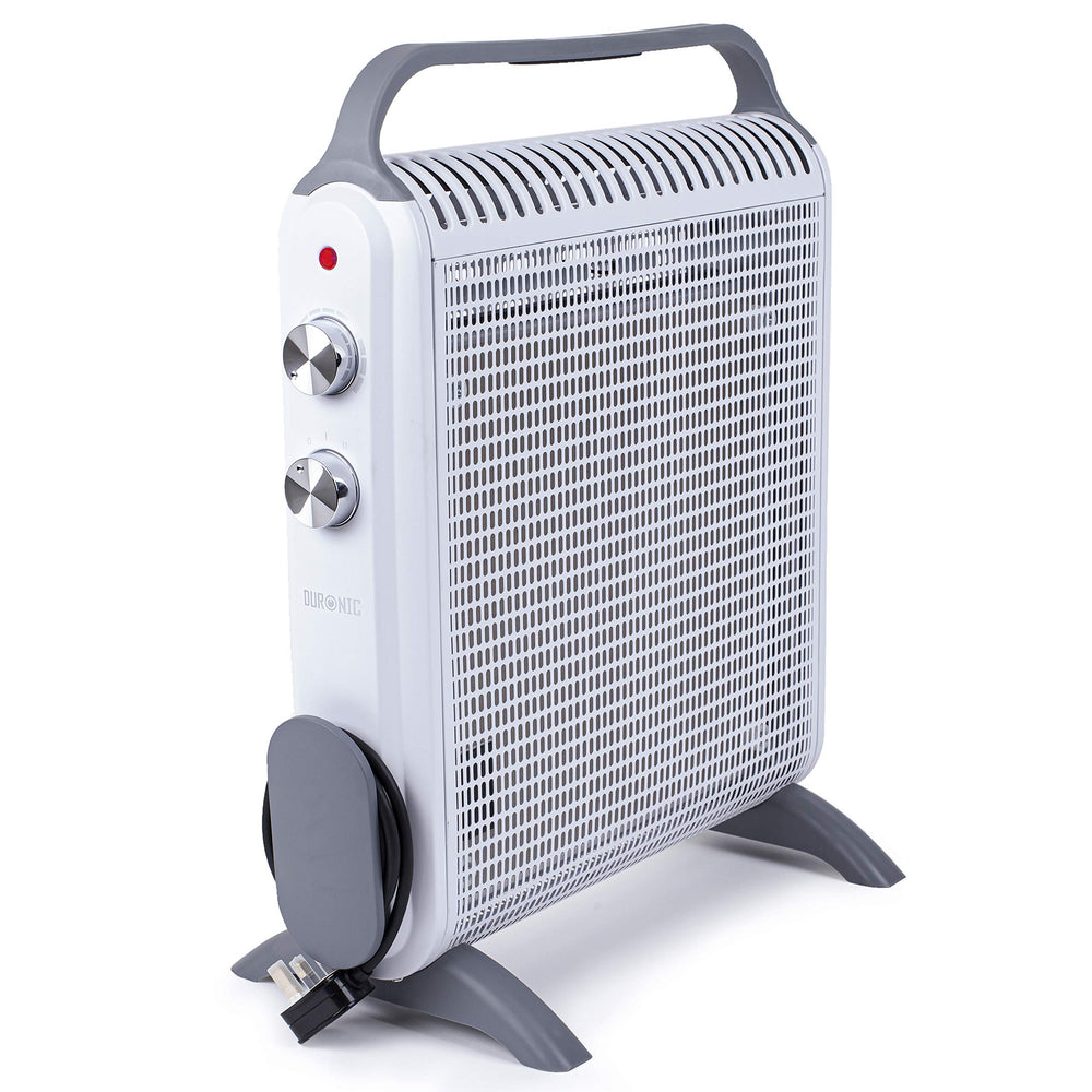 Zoomgoods Electric Heater HV180 WE Oil Free Convection Heaters, Micathermic Panel Heaters, Portable Radiator with Mica Panels Convector Radiators for Heating Up Homes, Bedrooms, Offices & Garage Spaces