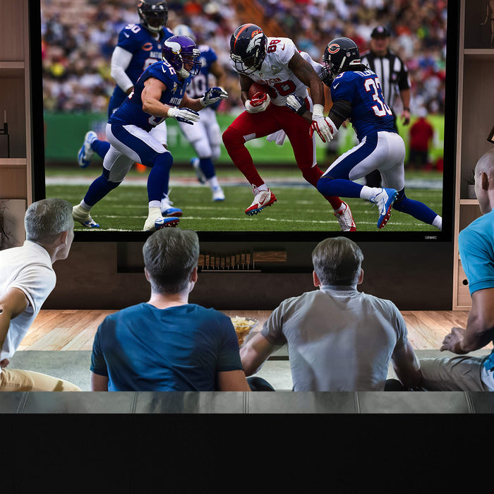 Zoomgoods Projector Screen FFPS150 Wall Mountable HD Projection Screens, 150” Fixed Frame Movie Screen, 16:9 Ratio Home Theatre Cinema Screen, Ideal for Home, Classroom, Office Presentations