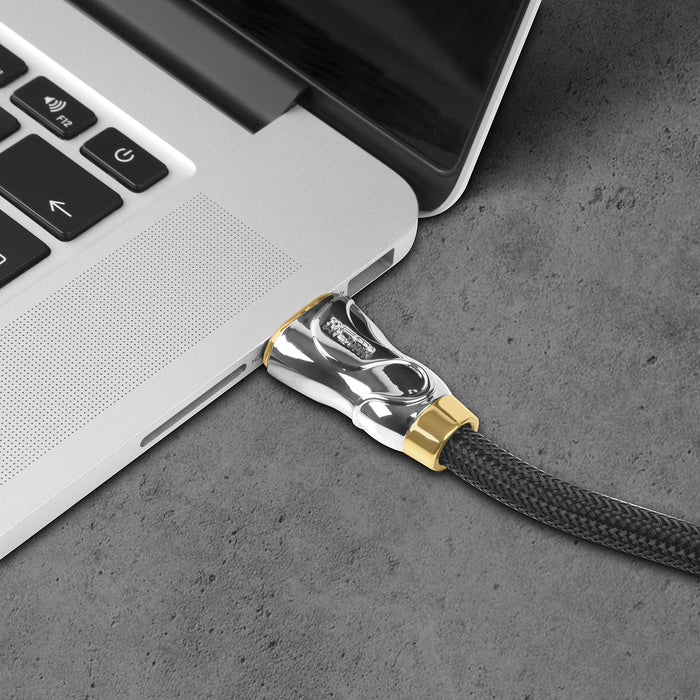 Zoomgoods HDMI Cable HDC04 /3 | 3 Metre BLACK | 2160p 4K Ultra-High-Speed HDMI & Ethernet Lead | 24K Gold Plated Male Connectors | PS4, PS3, Xbox, Freeview, Sky+ HD, Virgin, TV, DVD, BluRay