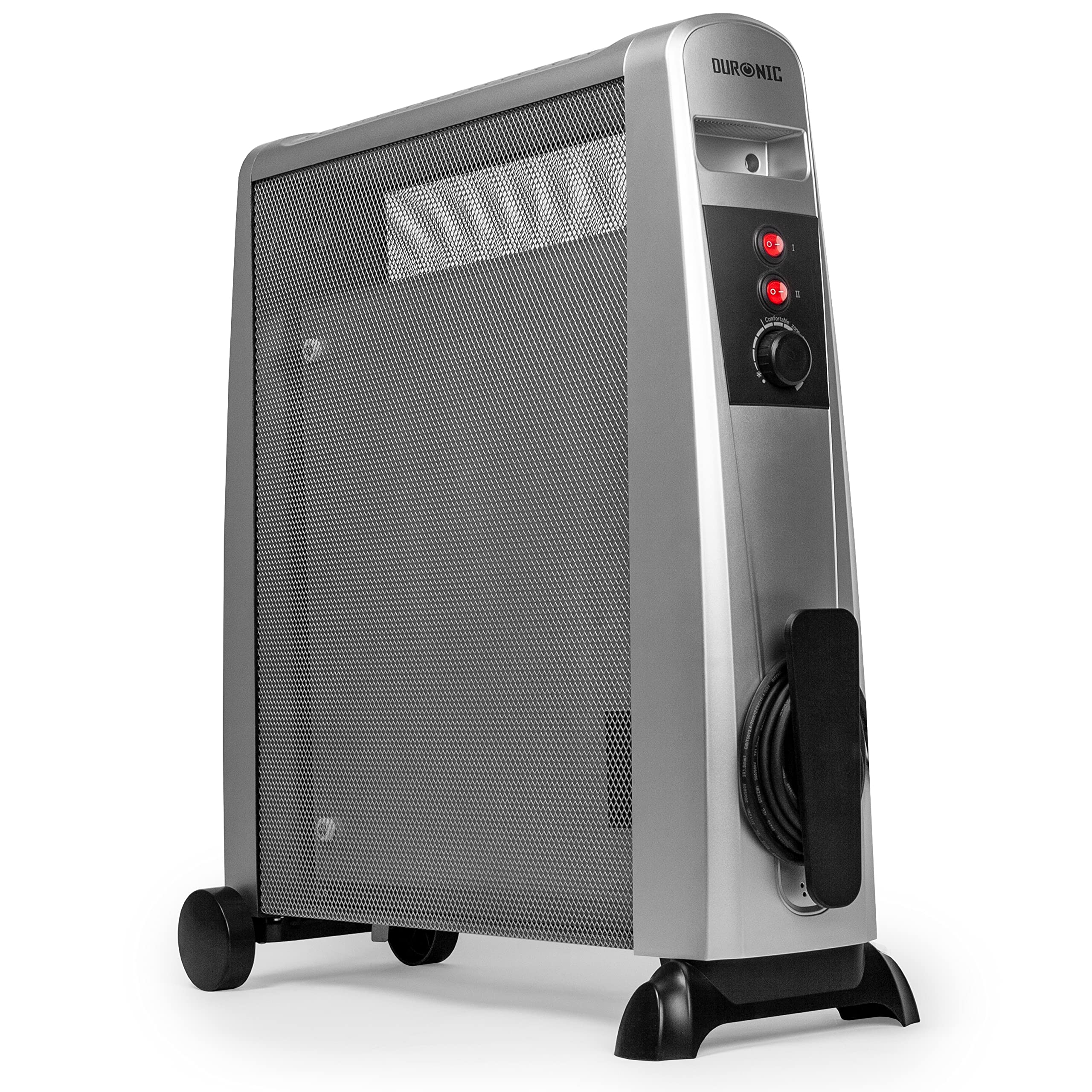 Zoomgoods Electric Heaters HV101 SR Oil Free Convection Heater 2500W Micathermic Panel Heater Portable Mica Heater Electrical Heaters for Heating Up Homes, Bedrooms, Offices & Garage Spaces
