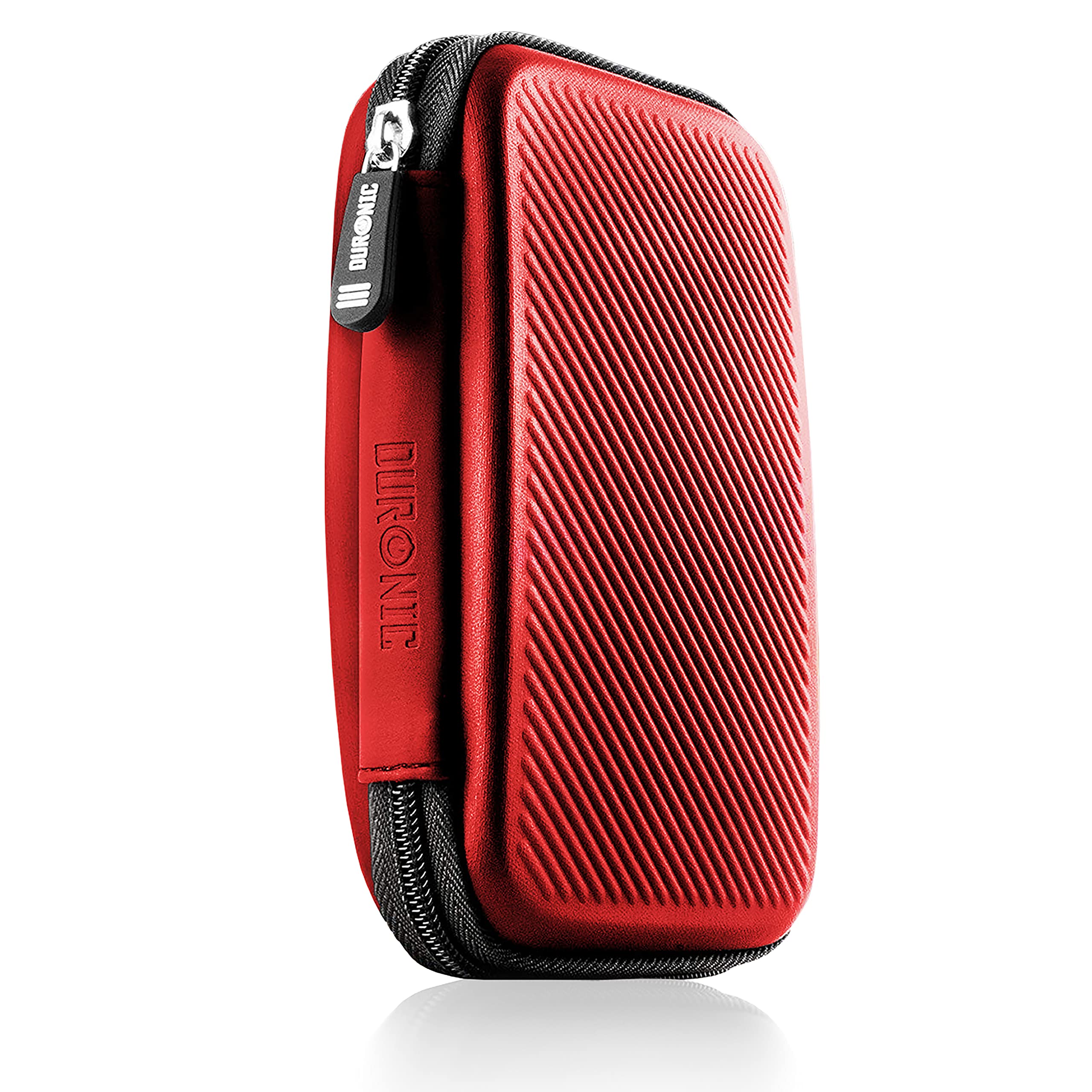 Zoomgoods Portable Hard Drive Case HDC2 /RD Red EVA Travel Case for Charger Adapter Power Bank SSD Storage Pouch for Seagate, WD, UnionSine, Toshiba, Sandisk, Samsung Drives 500GB to 5TB