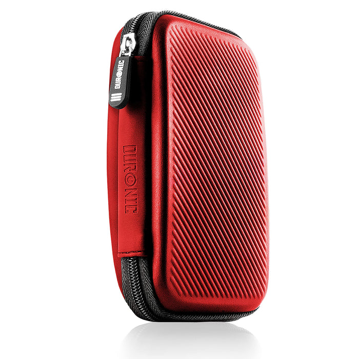 Zoomgoods Portable Hard Drive Case HDC2 /RD Red EVA Travel Case for Charger Adapter Power Bank SSD Storage Pouch for Seagate, WD, UnionSine, Toshiba, Sandisk, Samsung Drives 500GB to 5TB