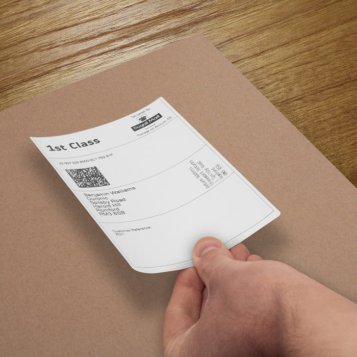 Zoomgoods Thermal Labels LL4X6 [6000 Labels-12 Rolls] 100x150mm (6x4”) Self-Adhesive Shipping Labels | Ideal Postage Labels for Etsy, Shopify, eBay, Amazon, Royal Mail, FedEx, UPS, Hermes | 12 ROLL PACK