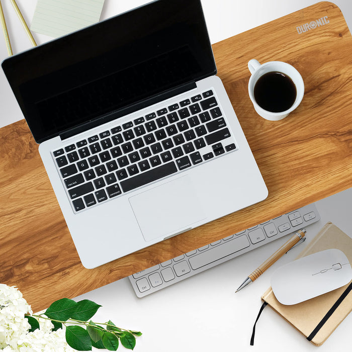 Zoomgoods Monitor Stand Riser DM06-2 AW, Laptop / Screen Stand for Desktop, Support Shelf for a PC Computer Monitor, 10kg Capacity, 63cm x 30cm - Antique Walnut Wood Effect