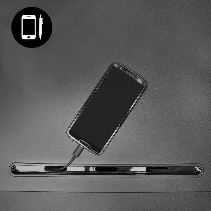 Zoomgoods Sit-Stand Desk DM05D13 | Height Adjustable Office Workstation | 64x44cm Platform | Raises 12-40cm | Riser for PC Computer Screen, Keyboard, Laptop |Ergonomic Desktop Table Converter with Clamp