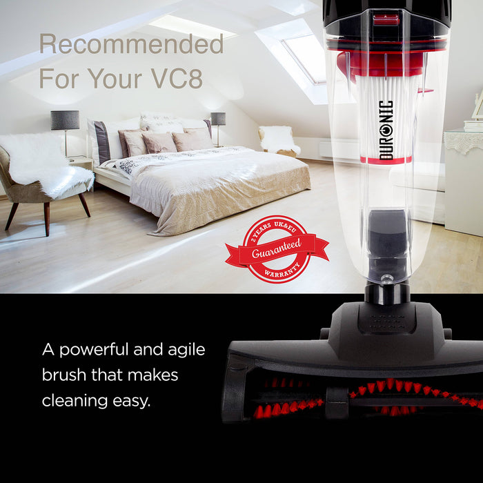 Zoomgoods Vacuum Cleaner Turbo Brush VC8TB | Adds extra cleaning power to the Zoomgoods VC8 Upright Stick Vacuum Cleaner | Compatible with Zoomgoods VC8 Vacuum Cleaners Only | Spare Part | Replacement