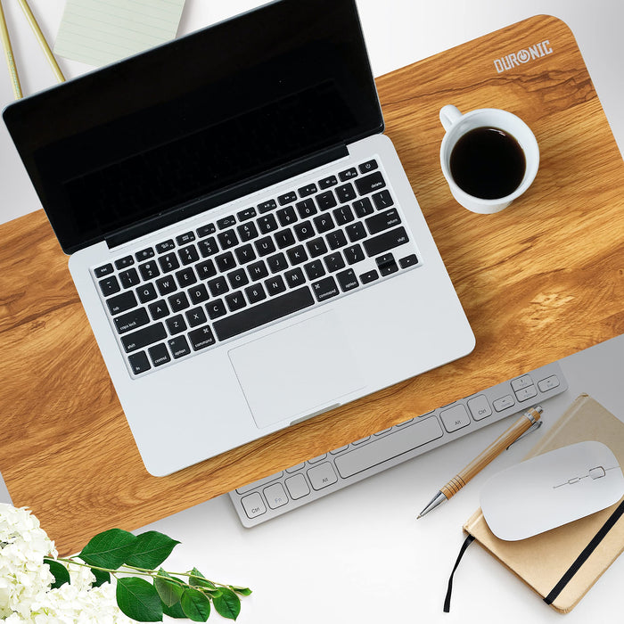 Zoomgoods Monitor Stand Riser DM06-1 AW, Laptop / Screen Stand for Desktop, Support Shelf for a PC Computer Monitor, 10kg Capacity, 63cm x 30cm - Antique Walnut Wood Effect