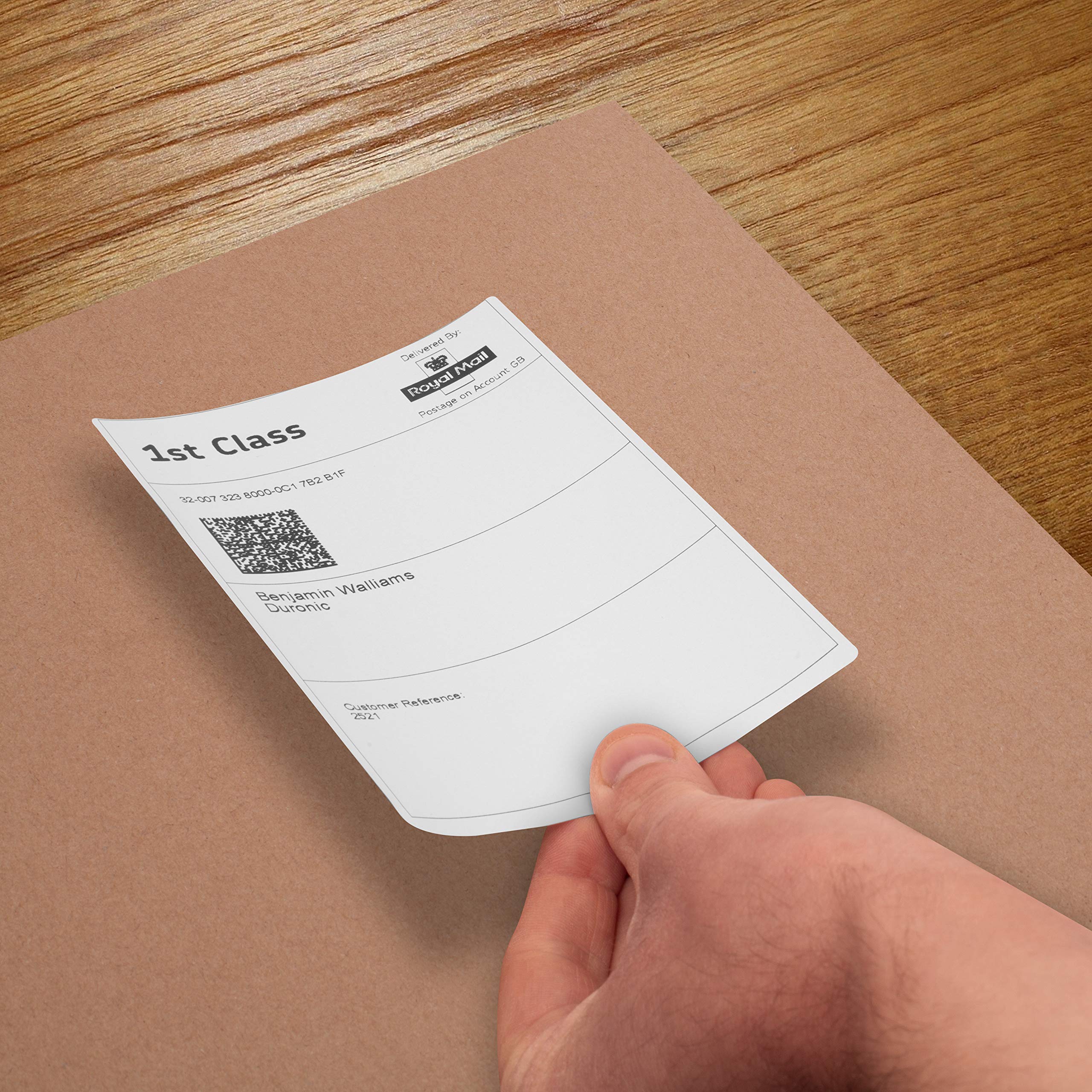 Zoomgoods Thermal Labels LL4X6 (396 Rolls / Pallet) | 500x Label Roll | 100x150mm (6x4”) | Perforated | Grade A Adhesive Printer Address Labels for Packages & Envelopes | 396 Pack | Bulk Buy