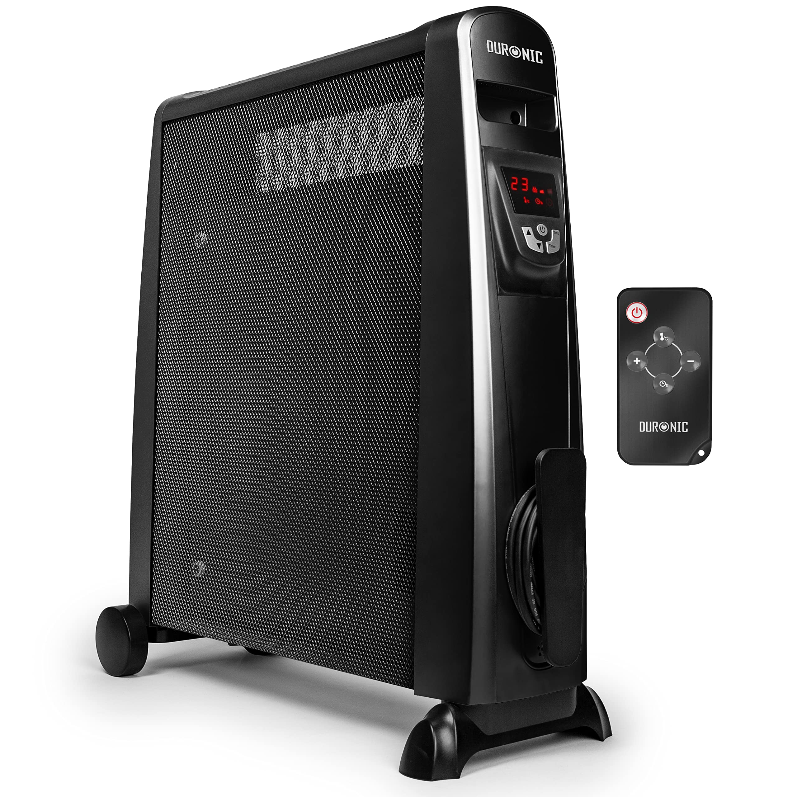 Zoomgoods Electric Heater HV102 Oil Free Convection Heaters, Micathermic Panel Heaters with Remote, Portable Mica Panel Heater for Heating up Homes, Bedrooms, Offices & Garage Spaces