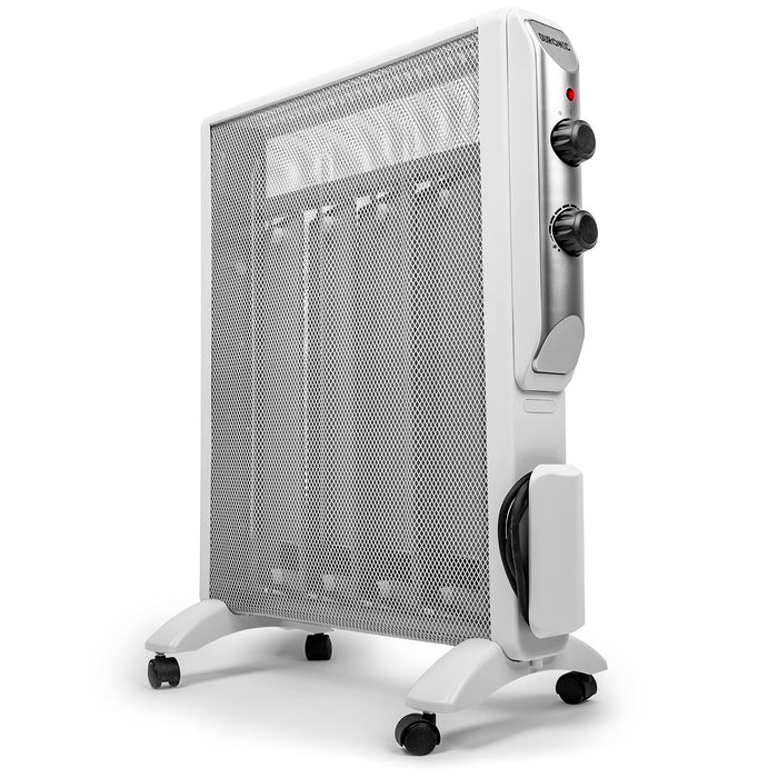 Zoomgoods Electric Heater HV220 WE Oil Free Convection Heaters, Micathermic Panel Heaters, Portable Mica Panel Heater for Heating up Homes, Bedrooms, Offices & Garage Spaces