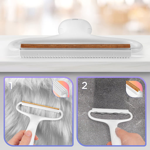 Zoomgoods Lint Shaver and Lint Roller Set CFS4, Portable Lint Remover for Fabric and Clothing, Manual Fabric Shaver, Pet Hair Remover, for Carpet and Upholstery