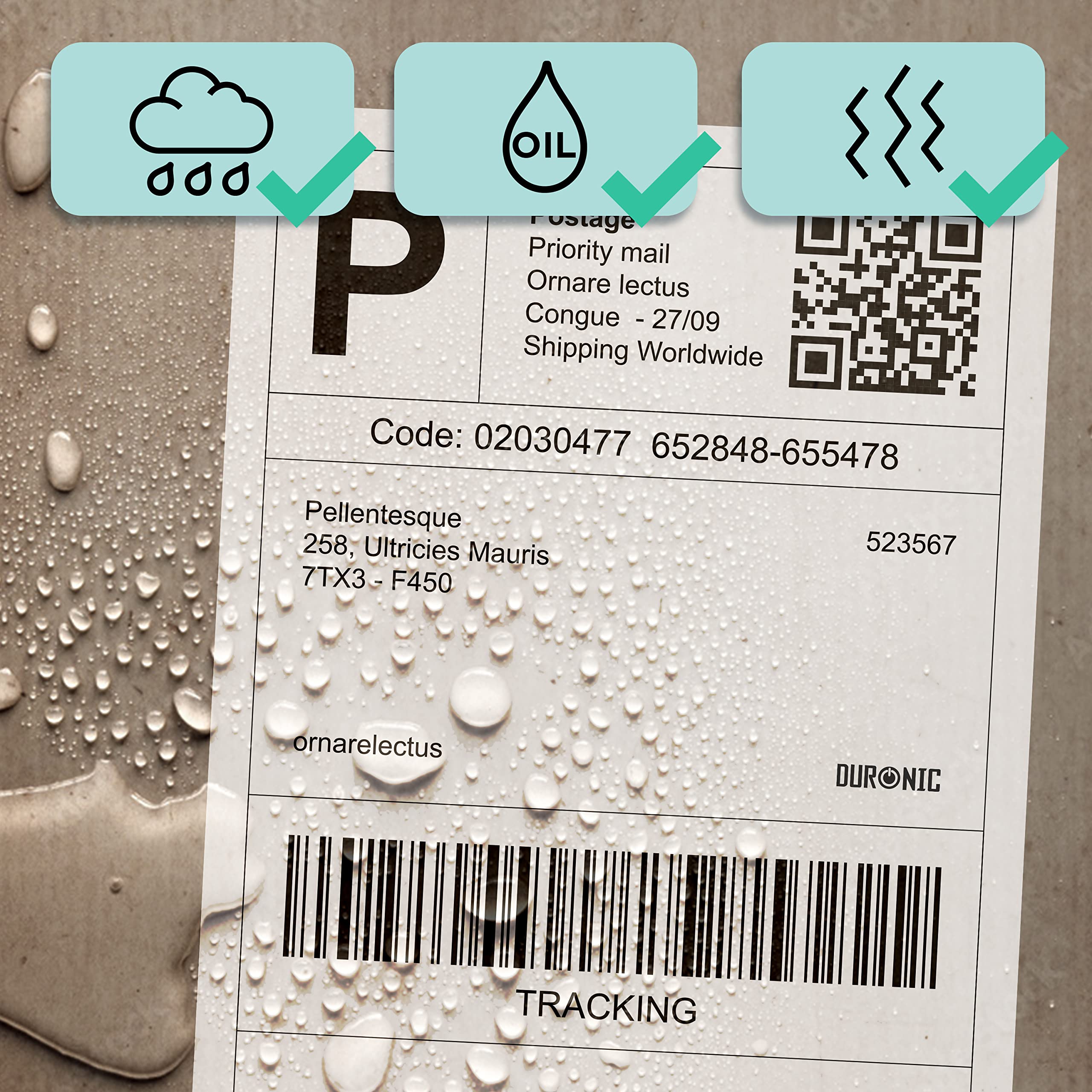 Zoomgoods Thermal Labels LL4X6 [12,000 Labels-24 Rolls] | 100x150mm (6X 4”) Self-Adhesive Shipping Labels | Postage Labels for Etsy, Shopify, Ebay, Amazon, Royal Mail, FedEx, UPS, Hermes | 24 ROLL Pack