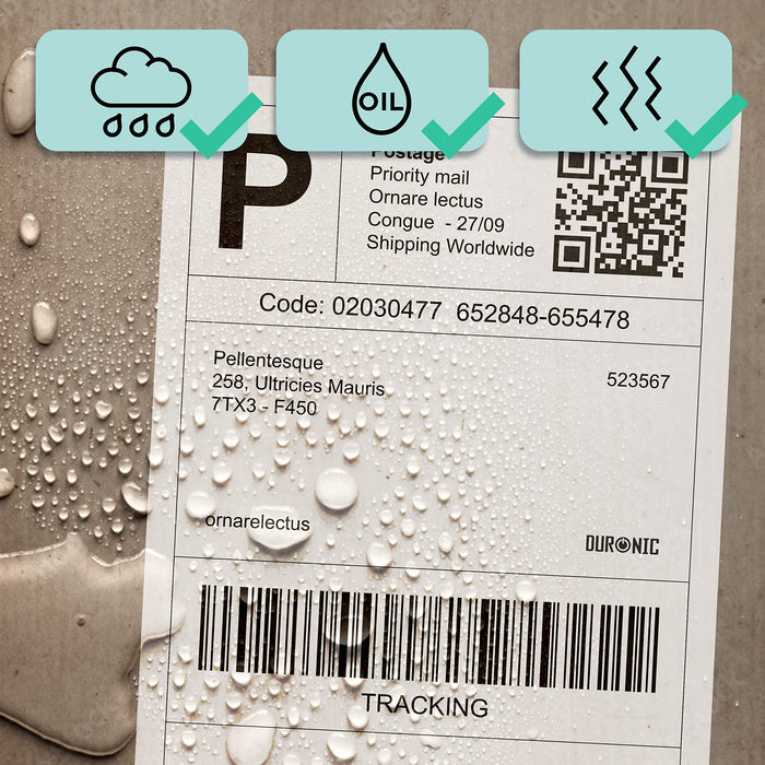 Zoomgoods Thermal Labels LL4X6 [12,000 Labels-24 Rolls] | 100x150mm (6X 4”) Self-Adhesive Shipping Labels | Postage Labels for Etsy, Shopify, Ebay, Amazon, Royal Mail, FedEx, UPS, Hermes | 24 ROLL Pack