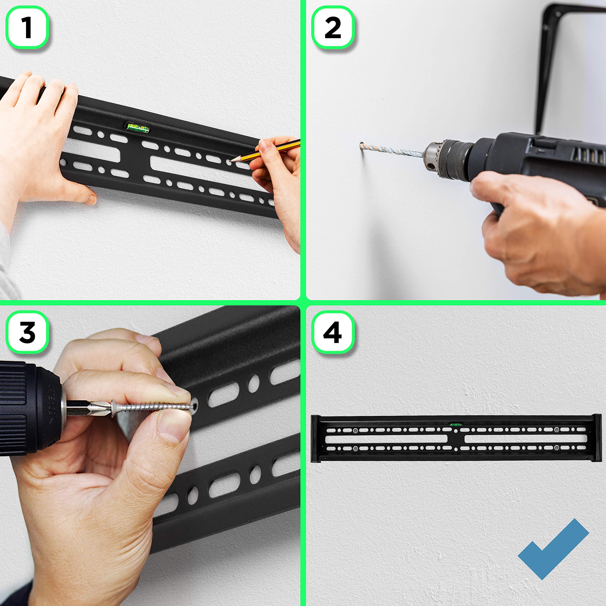 Zoomgoods TVB121M TV Bracket, Wall Mount for 37-65