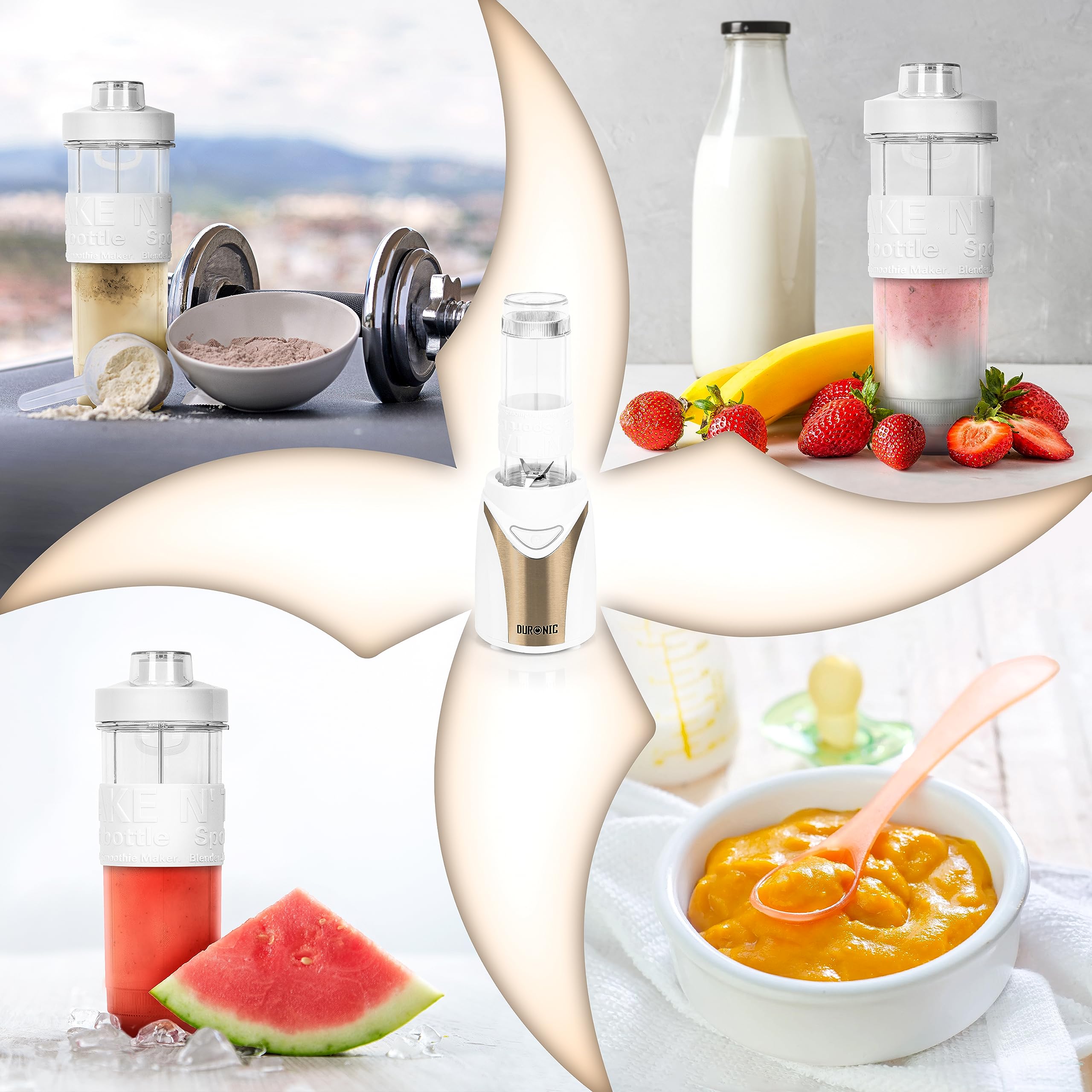 Zoomgoods BL540 portable blender for various uses such as protein shakes, smoothies, milkshakes, juices, baby food