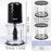 Zoomgoods CH57 BK mini chopper dimensions and capacity of 1.7L