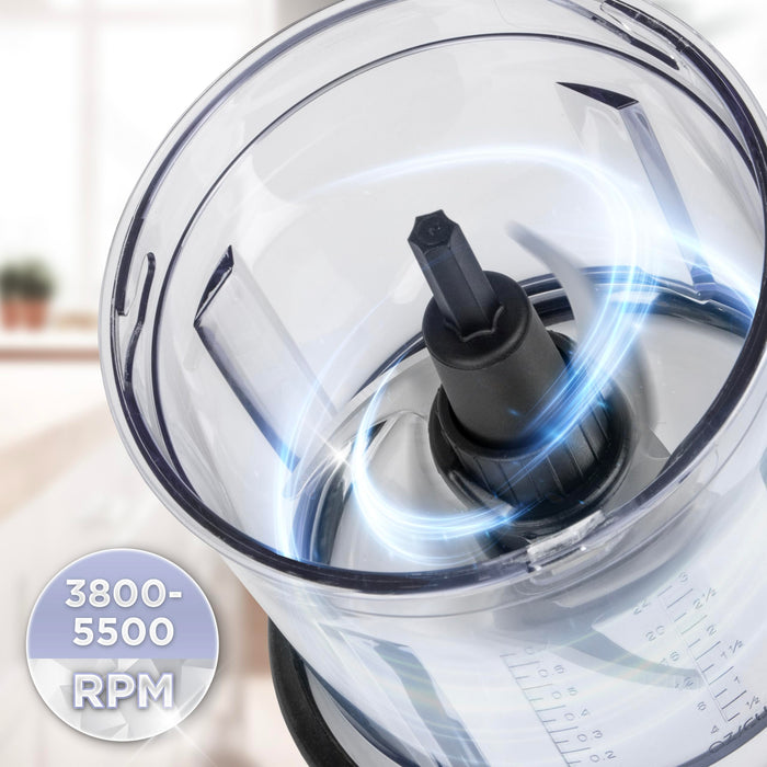 Zoomgoods CH57 BK mini chopper showcasing the 3800-5500 RPM